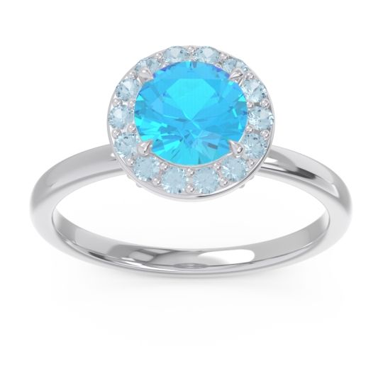 Halo Pave Sthala Ring