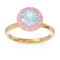 Halo Pave Sthala Ring