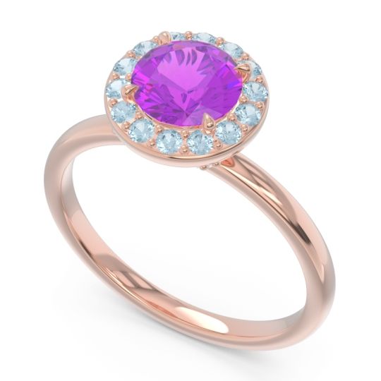 Halo Pave Sthala Ring
