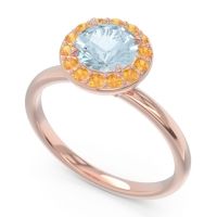 Halo Pave Sthala Ring