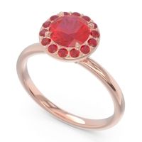 Halo Pave Sthala Ring