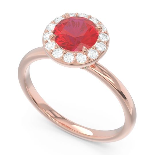 Halo Pave Sthala Ring