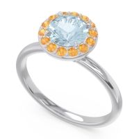 Halo Pave Sthala Ring