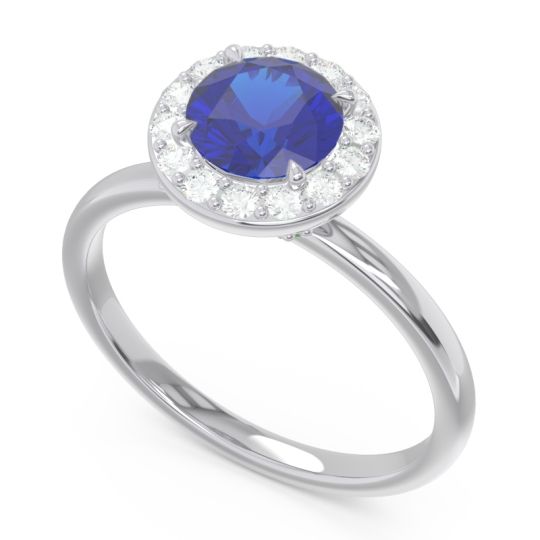 Halo Pave Sthala Ring