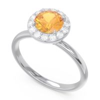 Halo Pave Sthala Ring