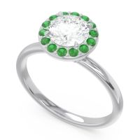 Halo Pave Sthala Ring