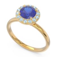 Halo Pave Sthala Ring