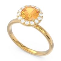 Halo Pave Sthala Ring
