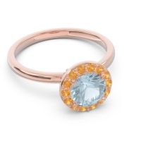 Halo Pave Sthala Ring