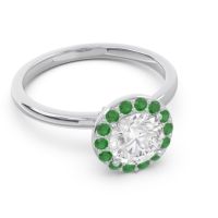 Halo Pave Sthala Ring