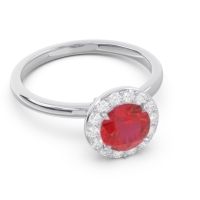 Halo Pave Sthala Ring