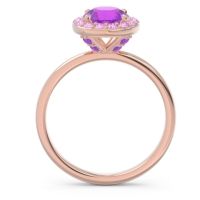 Halo Pave Sthala Ring