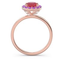 Halo Pave Sthala Ring