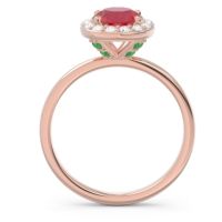 Halo Pave Sthala Ring