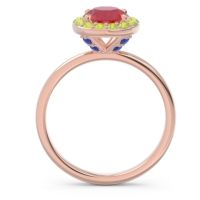 Halo Pave Sthala Ring