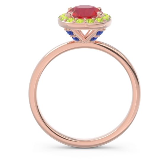 Halo Pave Sthala Ring