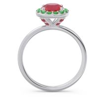 Halo Pave Sthala Ring