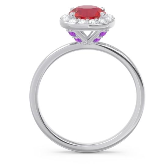 Halo Pave Sthala Ring