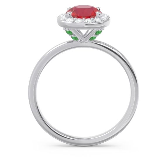 Halo Pave Sthala Ring