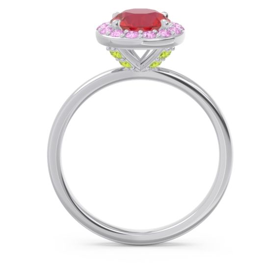 Halo Pave Sthala Ring