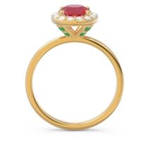 Halo Pave Sthala Ring