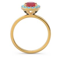 Halo Pave Sthala Ring
