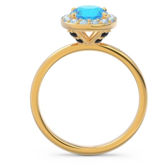 Halo Pave Sthala Ring