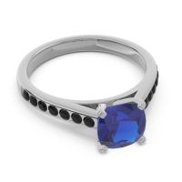Cathedral Pave Cushion Sagga Ring