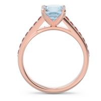 Cathedral Pave Cushion Sagga Ring