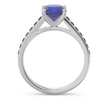 Cathedral Pave Cushion Sagga Ring