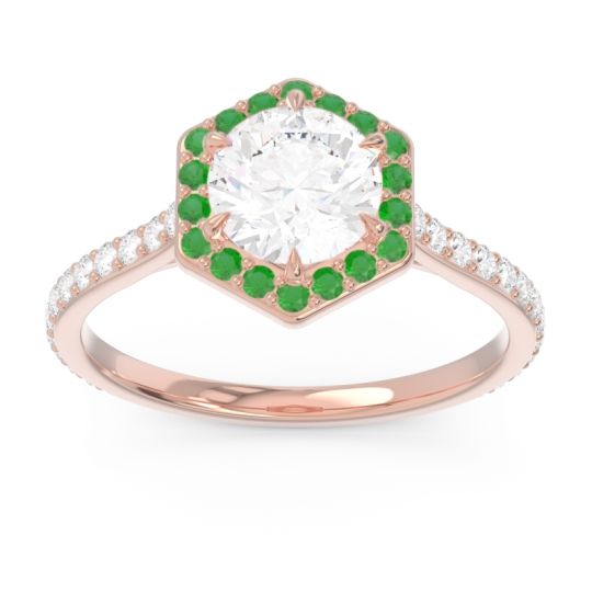 Halo Pave Zukti Ring