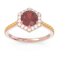 Halo Pave Zukti Ring