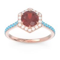 Halo Pave Zukti Ring