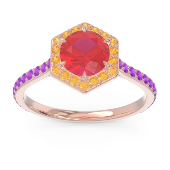 Halo Pave Zukti Ring