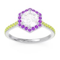 Halo Pave Zukti Ring