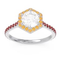 Halo Pave Zukti Ring