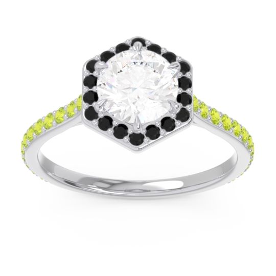 Halo Pave Zukti Ring