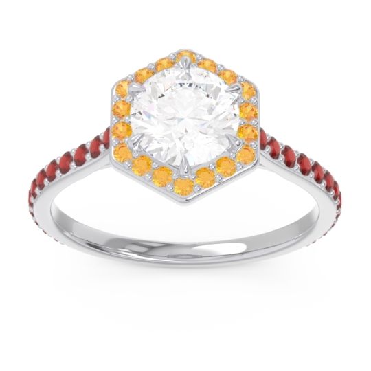 Halo Pave Zukti Ring