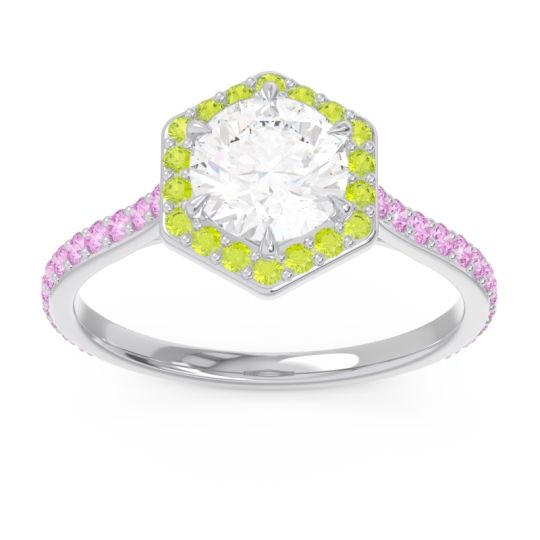 Halo Pave Zukti Ring