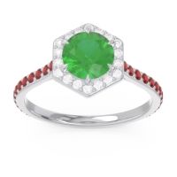 Halo Pave Zukti Ring