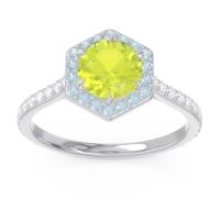 Halo Pave Zukti Ring