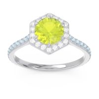 Halo Pave Zukti Ring