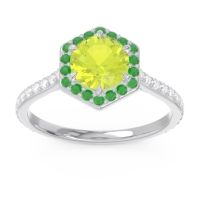 Halo Pave Zukti Ring