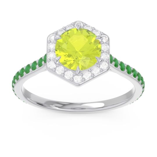 Halo Pave Zukti Ring