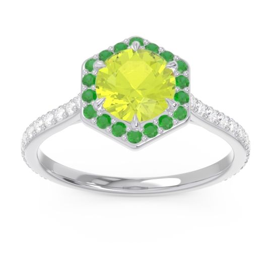 Halo Pave Zukti Ring