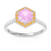 Halo Pave Zukti Ring