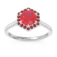 Halo Pave Zukti Ring
