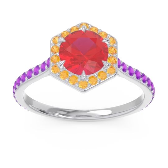 Halo Pave Zukti Ring