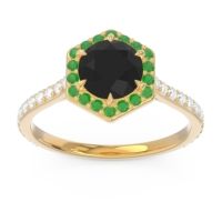 Halo Pave Zukti Ring