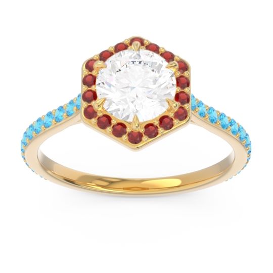 Halo Pave Zukti Ring